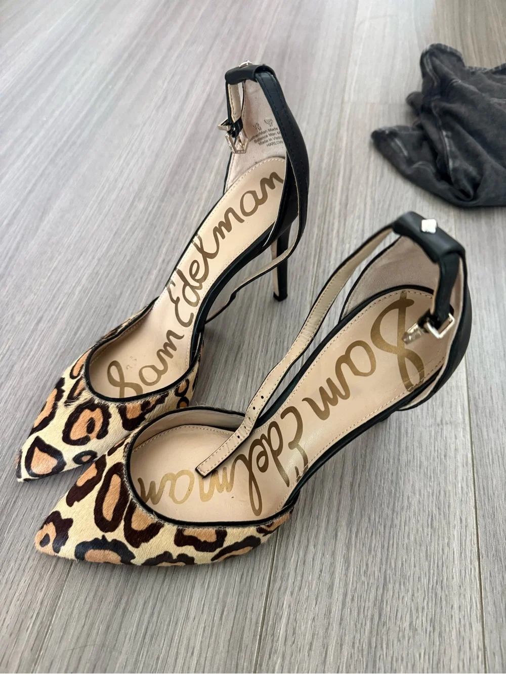 Sam Edelman leopard heels
